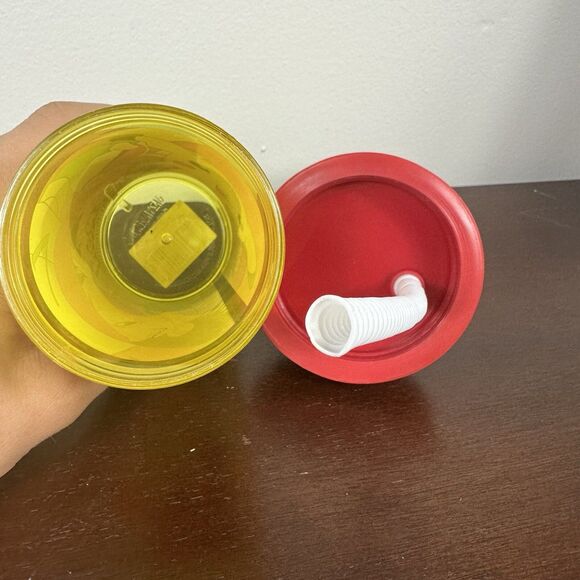 Pokémon Pikachu Lidded Tumbler Cup With Straw Vintage Pokemon Nintendo 1999 - Picture 7 of 7